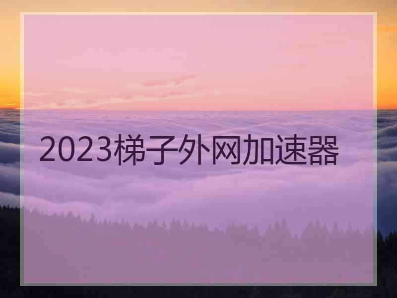 2023梯子外网加速器