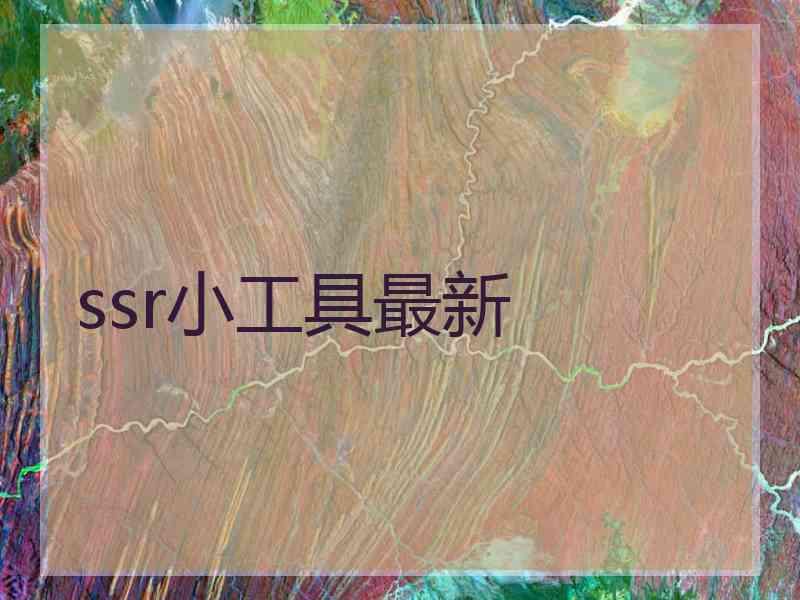 ssr小工具最新