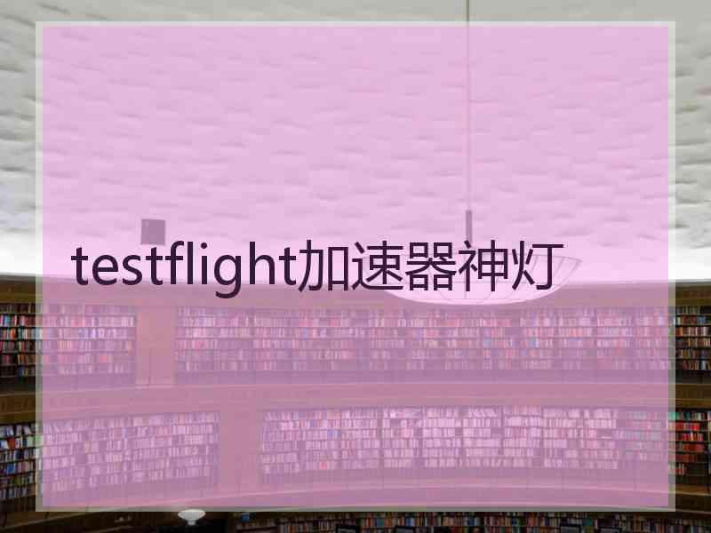 testflight加速器神灯