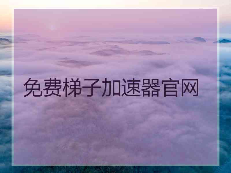 免费梯子加速器官网