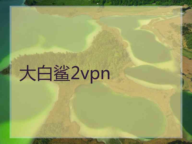 大白鲨2vpn