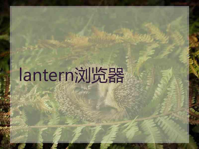 lantern浏览器