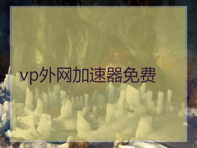 vp外网加速器免费