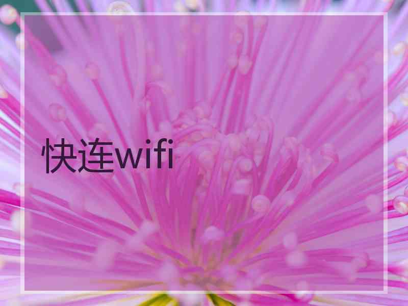 快连wifi