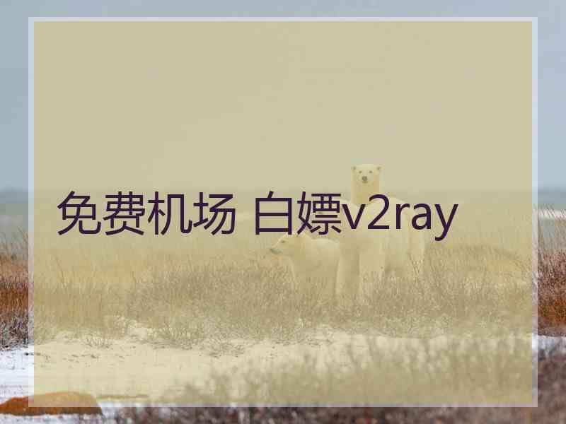 免费机场 白嫖v2ray