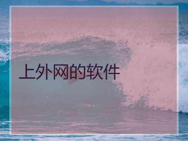 上外网的软件