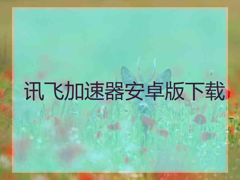 讯飞加速器安卓版下载