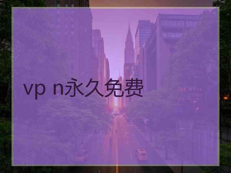 vp n永久免费