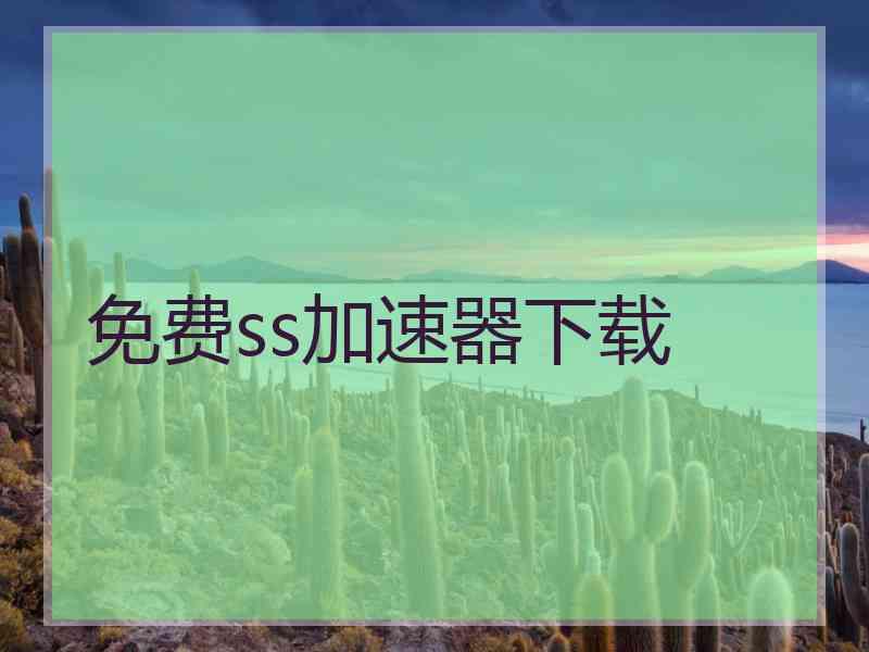 免费ss加速器下载