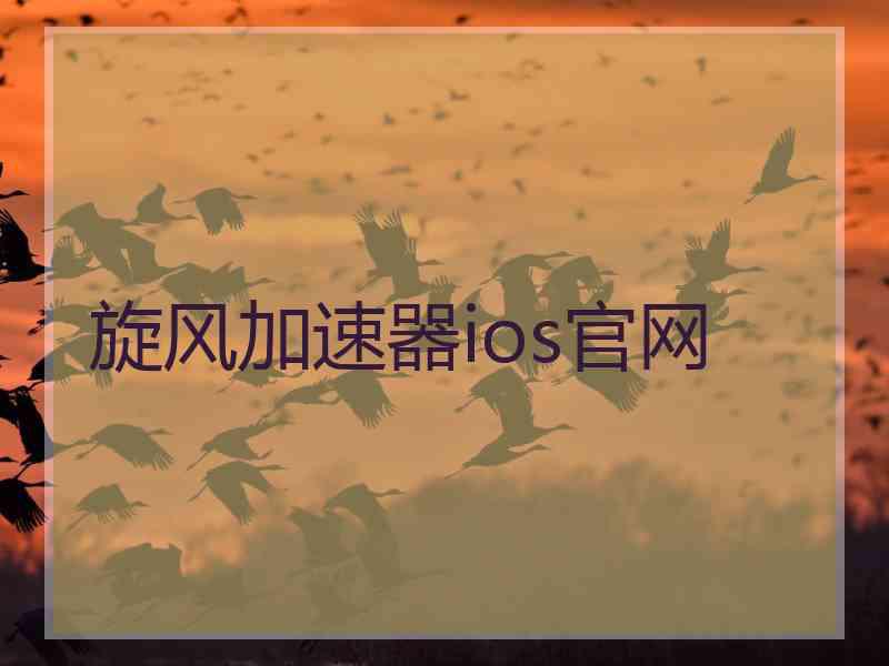 旋风加速器ios官网