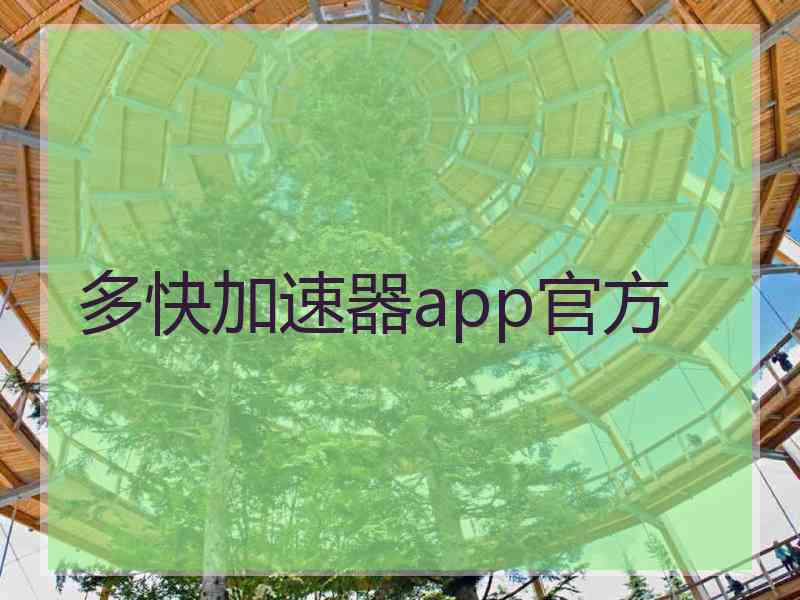 多快加速器app官方