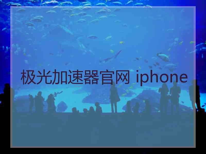 极光加速器官网 iphone