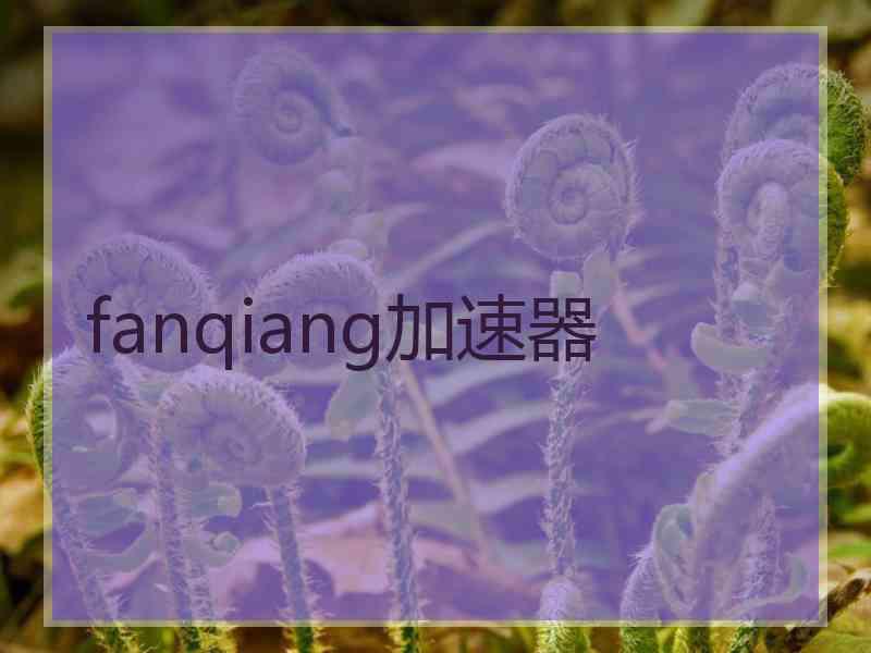 fanqiang加速器