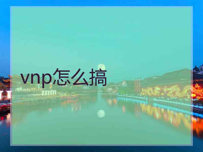 vnp怎么搞