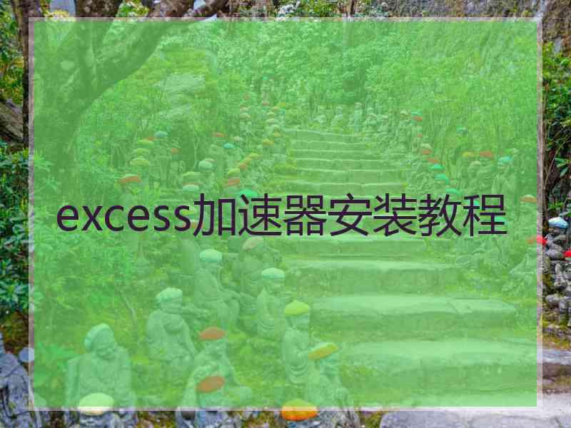 excess加速器安装教程