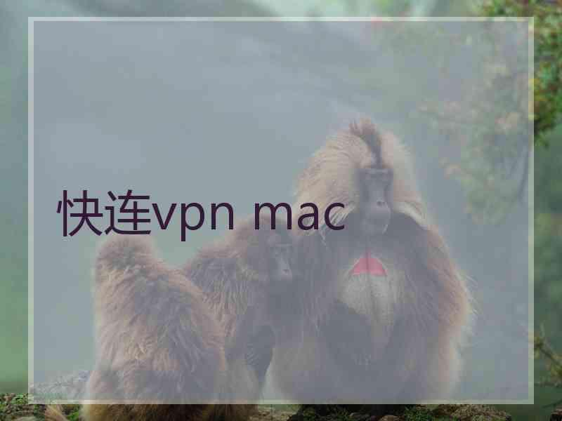 快连vpn mac