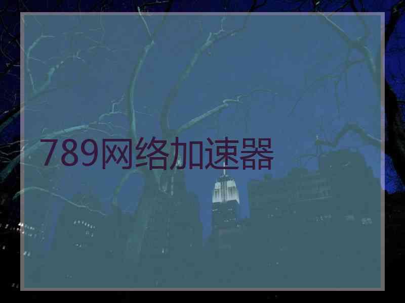 789网络加速器