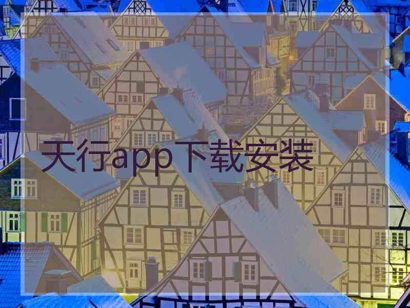 天行app下载安装