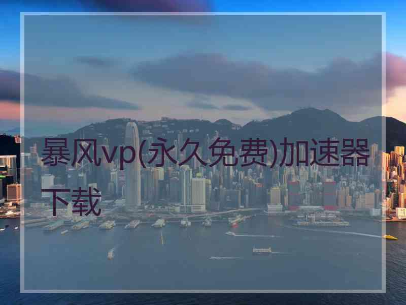 暴风vp(永久免费)加速器下载