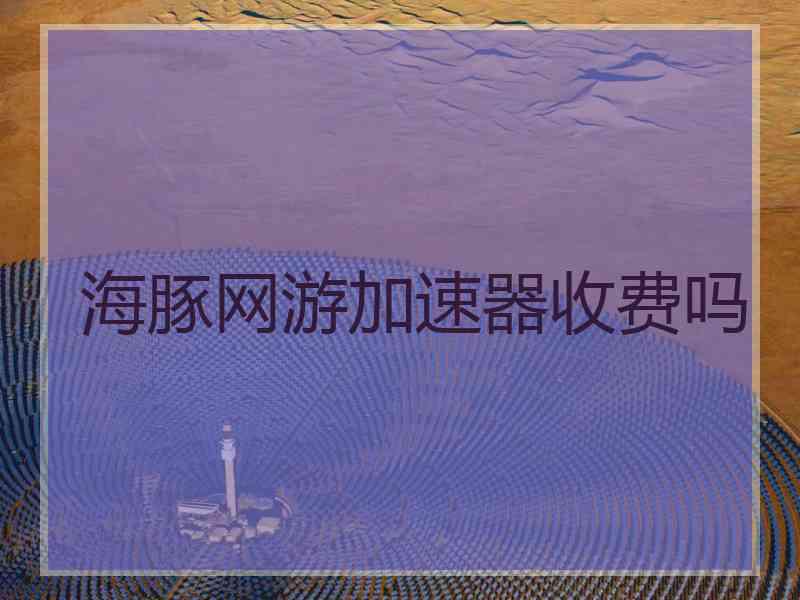 海豚网游加速器收费吗
