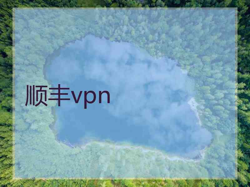 顺丰vpn