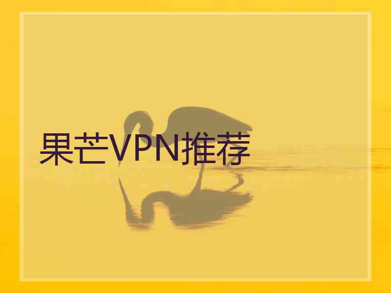 果芒VPN推荐