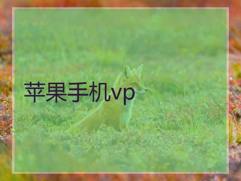 苹果手机vp