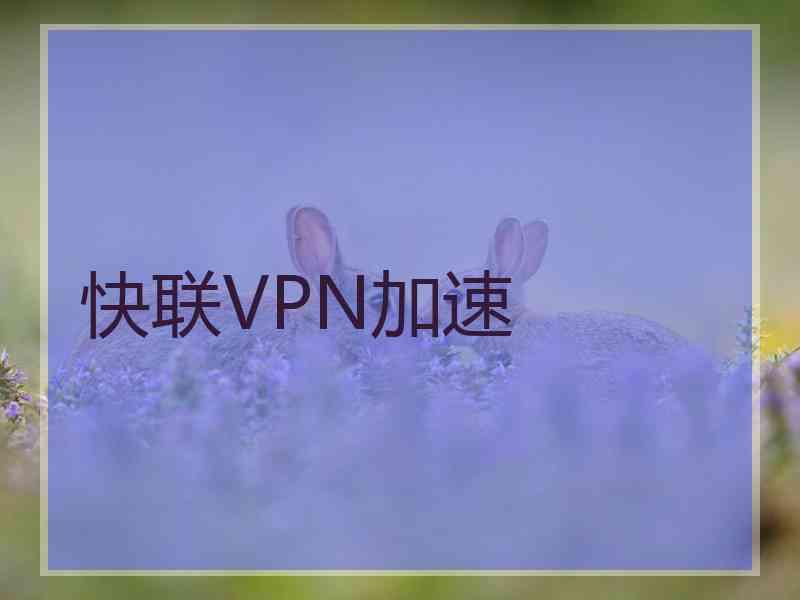 快联VPN加速