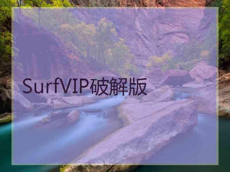 SurfVIP破解版