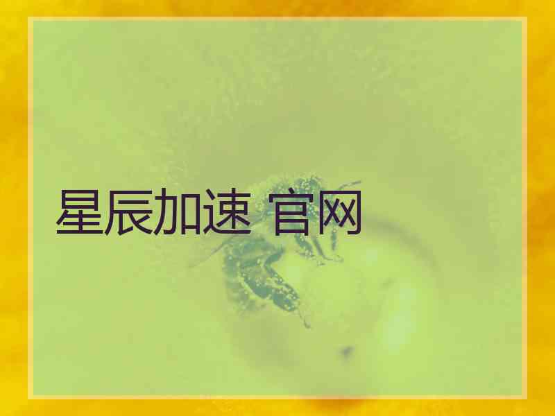 星辰加速 官网