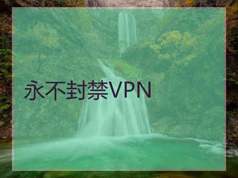 永不封禁VPN