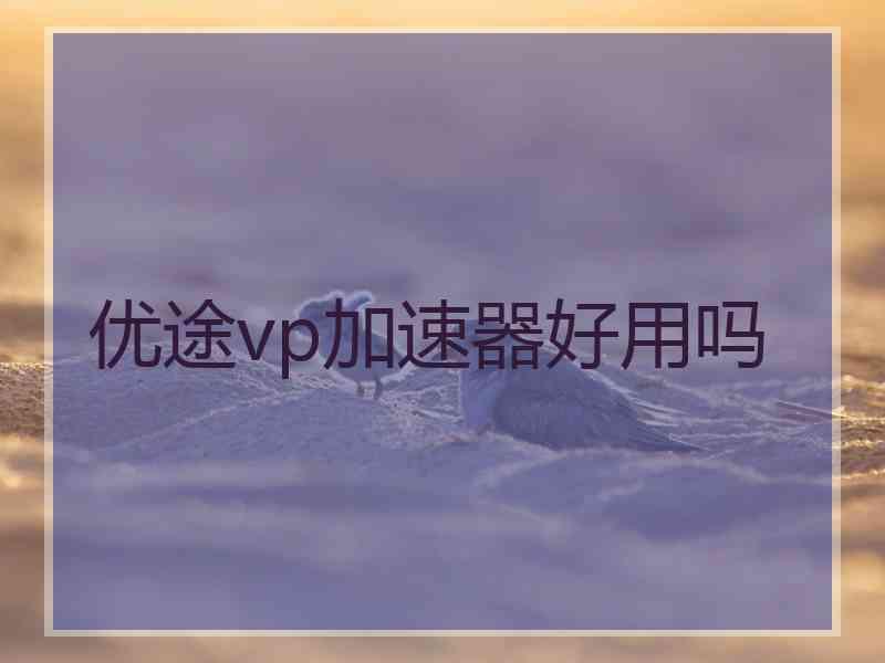 优途vp加速器好用吗