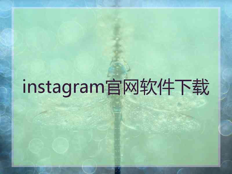 instagram官网软件下载