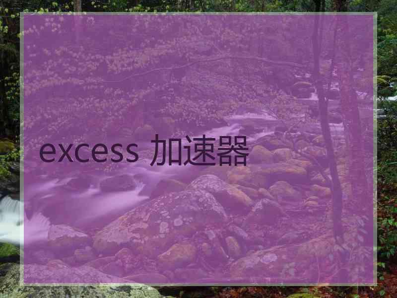 excess 加速器