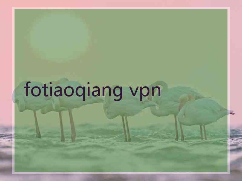 fotiaoqiang vpn