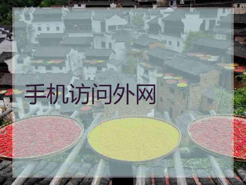 手机访问外网