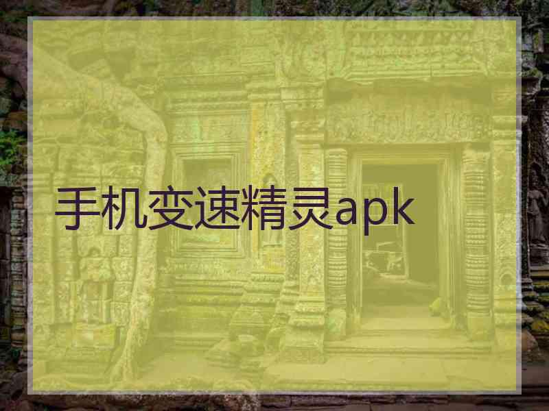 手机变速精灵apk