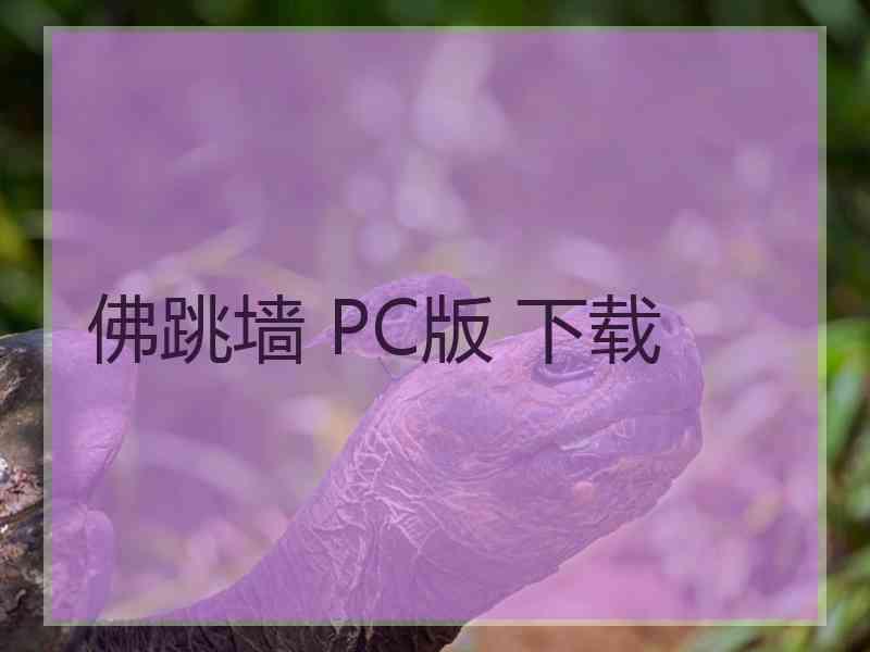 佛跳墙 PC版 下载