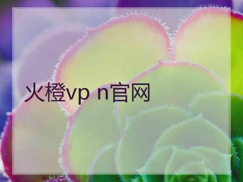 火橙vp n官网