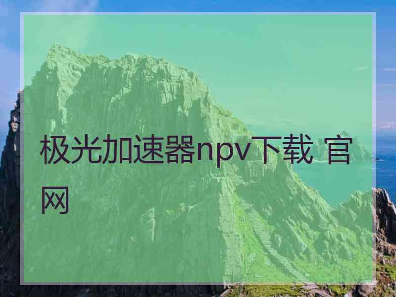 极光加速器npv下载 官网