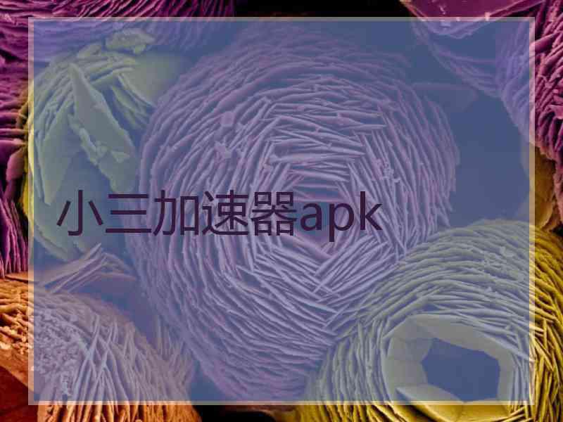 小三加速器apk