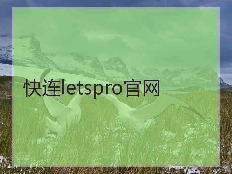 快连letspro官网