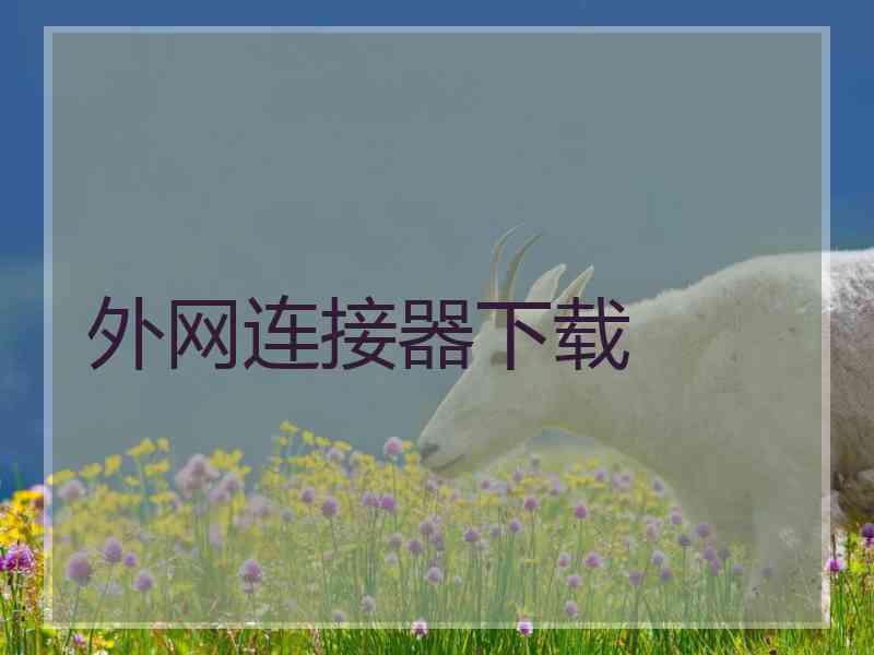 外网连接器下载 外网连接器下载